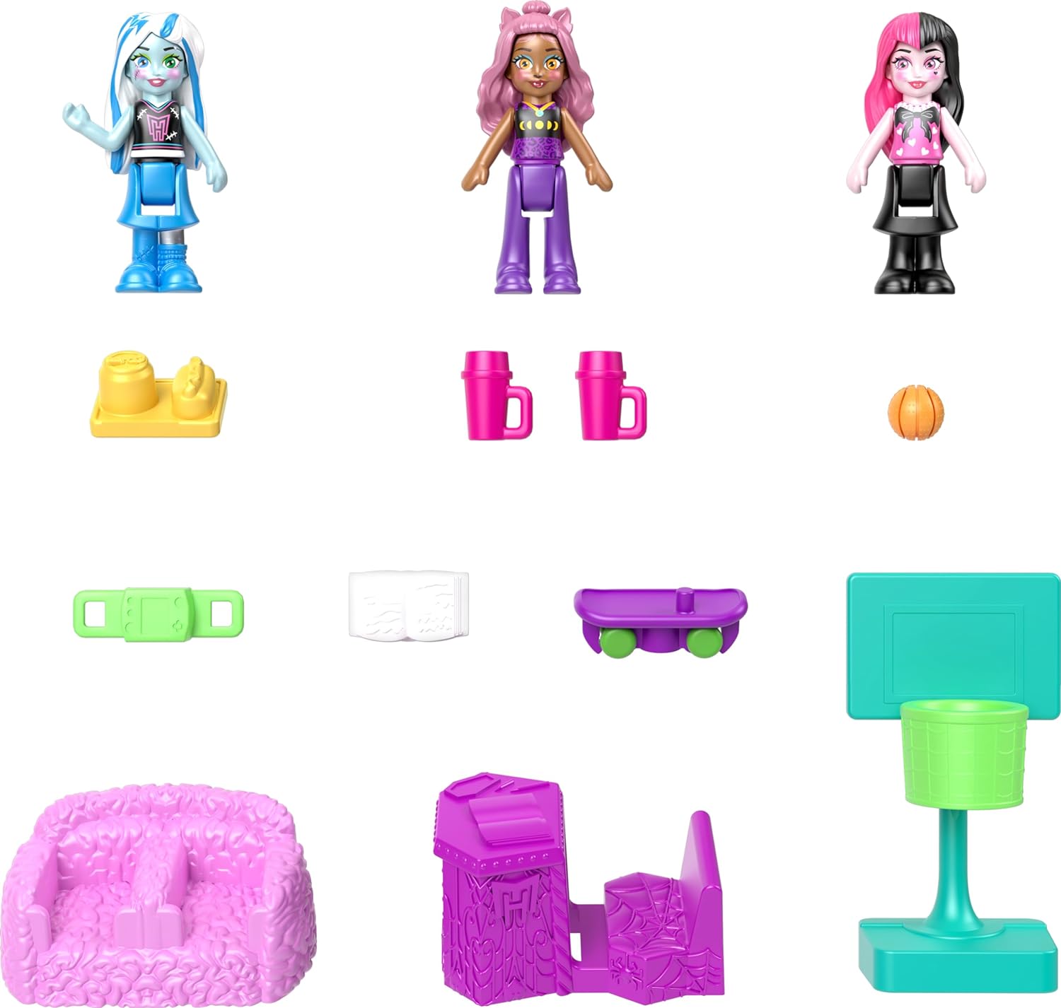 Polly Pocket Monster High compact 