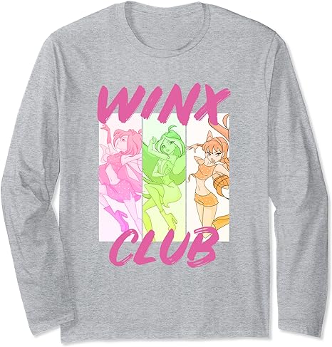 Winx Club T-Shirts, long sleeves and hoodies with new official art