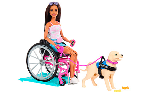 Barbie Fashionistas Doll and Service Dog