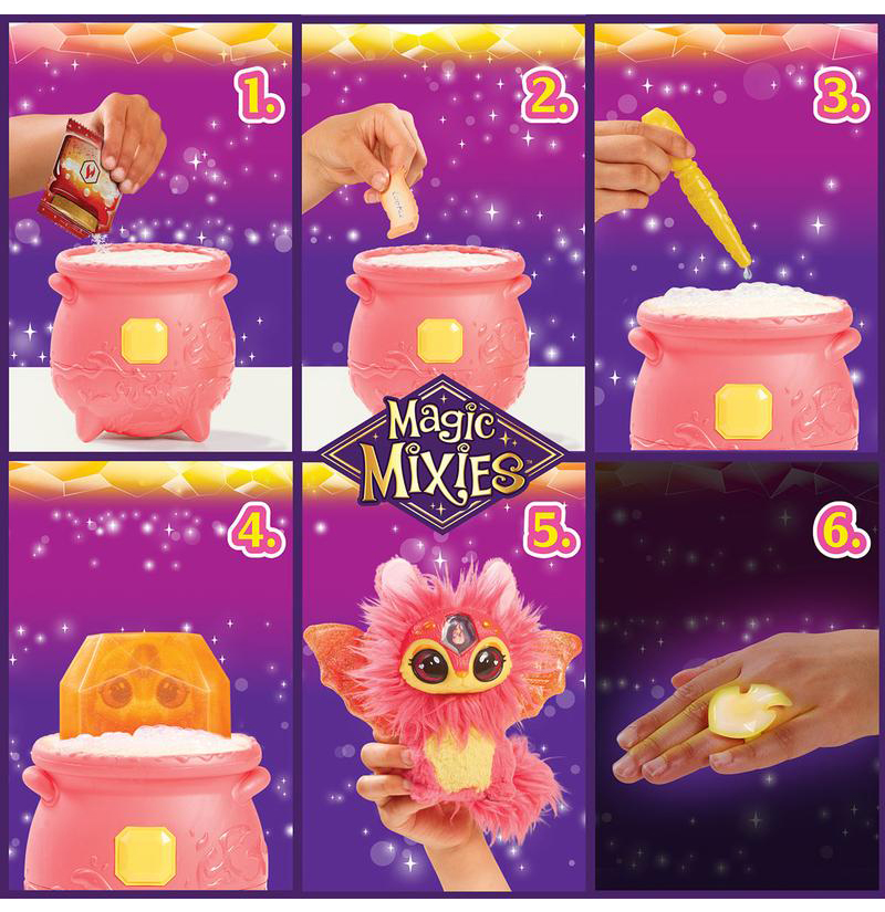 Magic Mixies Plush Magical Gem Surprise Mystery Cauldron