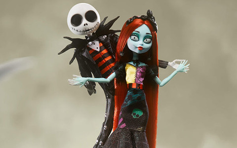 Disney Limited Edition 2 pack Jack Skellington and Sally dolls The Nightmare  Before Christmas 30th Anniversary 