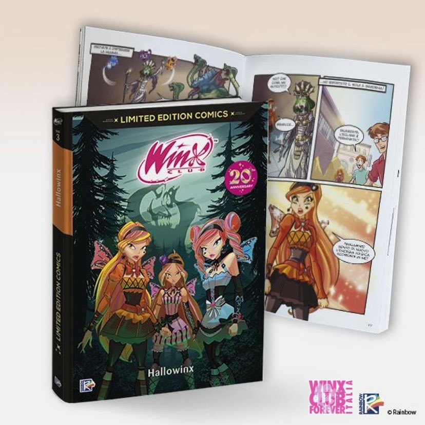 Winx Club Limited Edition comic books 20th anniversary