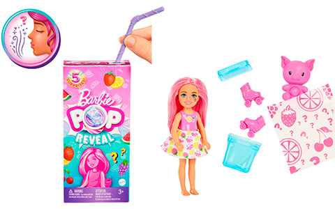 Barbie Pop Reveal Fruit Series Chelsea dolls