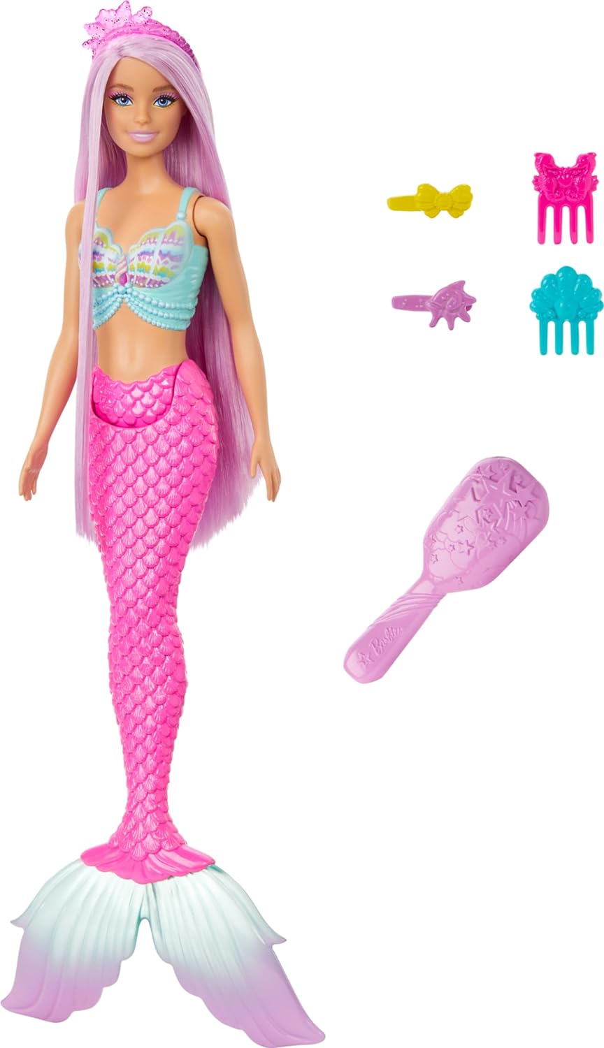 Barbie A Touch of Magic mermaid with long hair doll HRR00