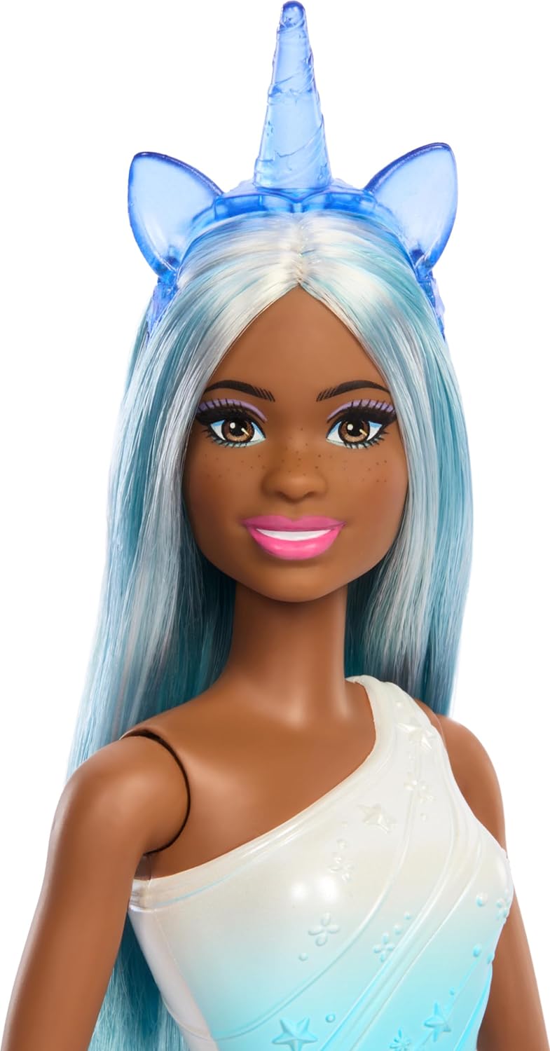 Barbie A Touch of Magic Unicorn Blue Doll HRR14