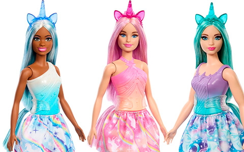 Barbie A Touch of Magic Unicorn dolls