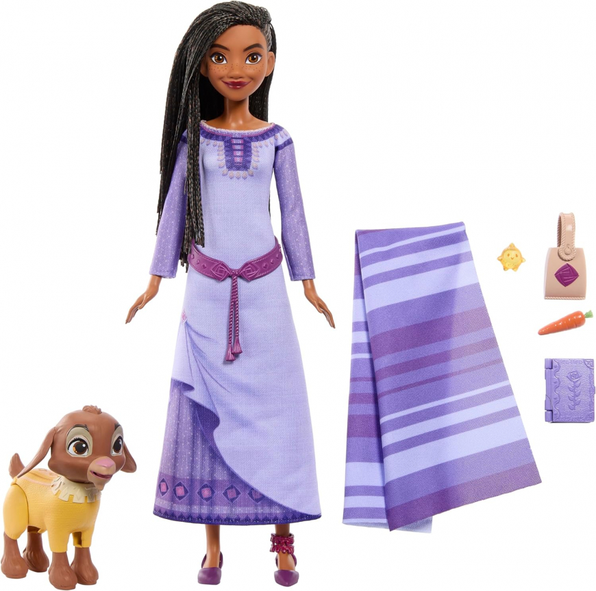 Disney Wish Asha of Rosas Adventure Pack Doll