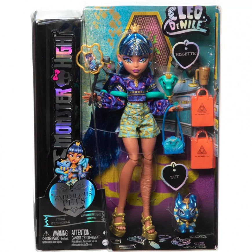 Monster High Faboolous Pets Beasties at the Maul and Cleo dolls ...