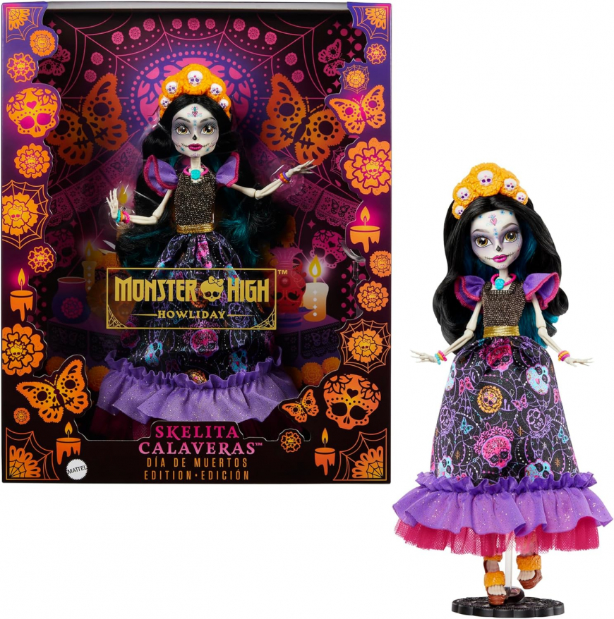 Monster High Howliday Skelita Calaveras Dia de Muertos 2023 doll