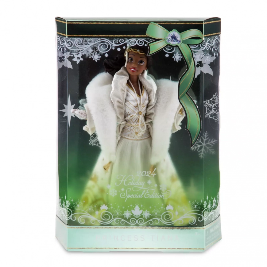 Disney 2024 Tiana Holiday Special Edition Doll