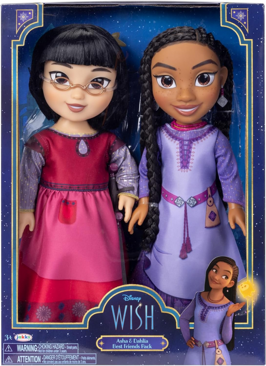 Disney's Wish Asha & Dahlia Dolls Best Friends Pack