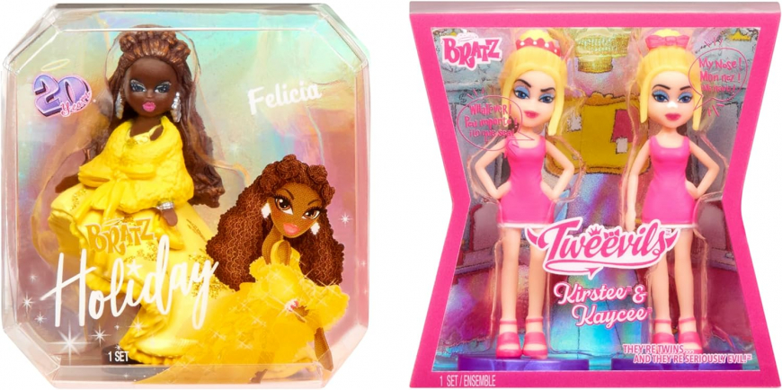 MGA's Miniverse Bratz Mini's 2-Pack Collector Edition: Holiday Felicia and Tweevils