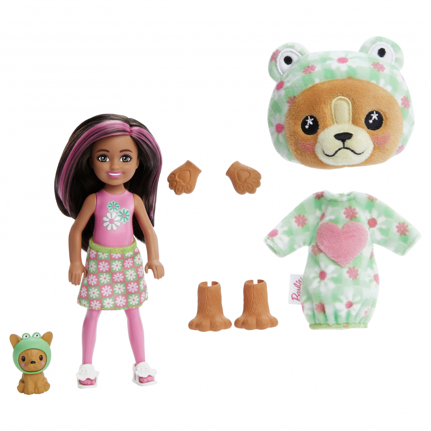 Barbie Cutie Reveal Chelsea Dog as a Frog Doll HRK29