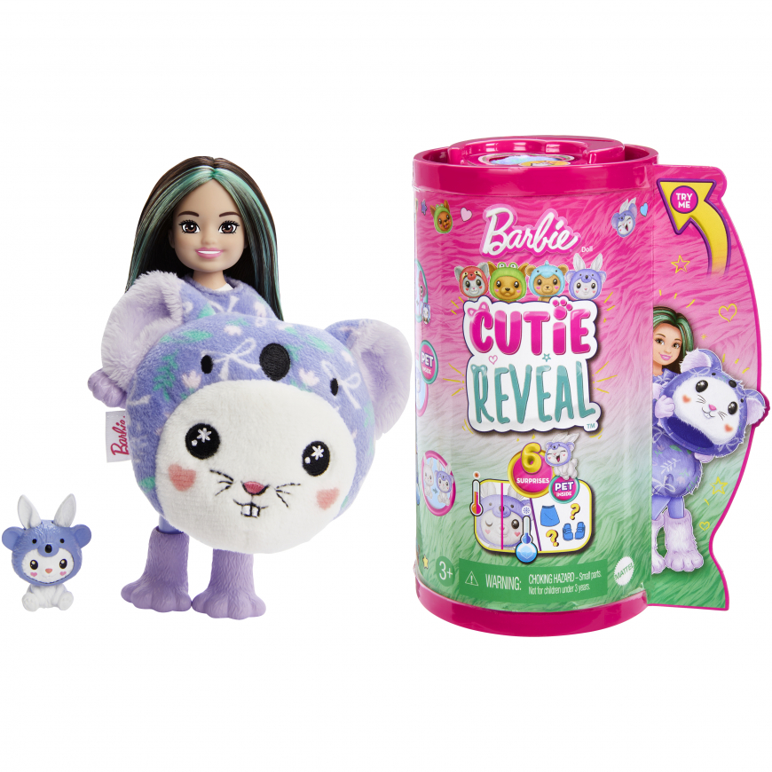 Barbie Cutie Reveal Chelsea Bunny as a Koala Doll HRK31