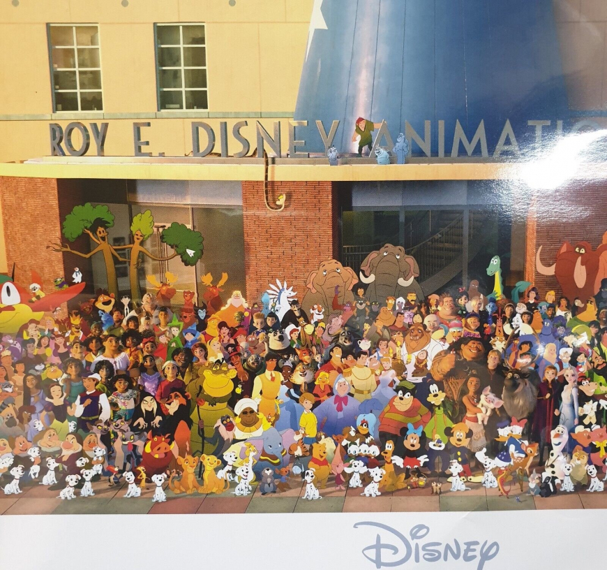 Once upon a studio photo with all characters