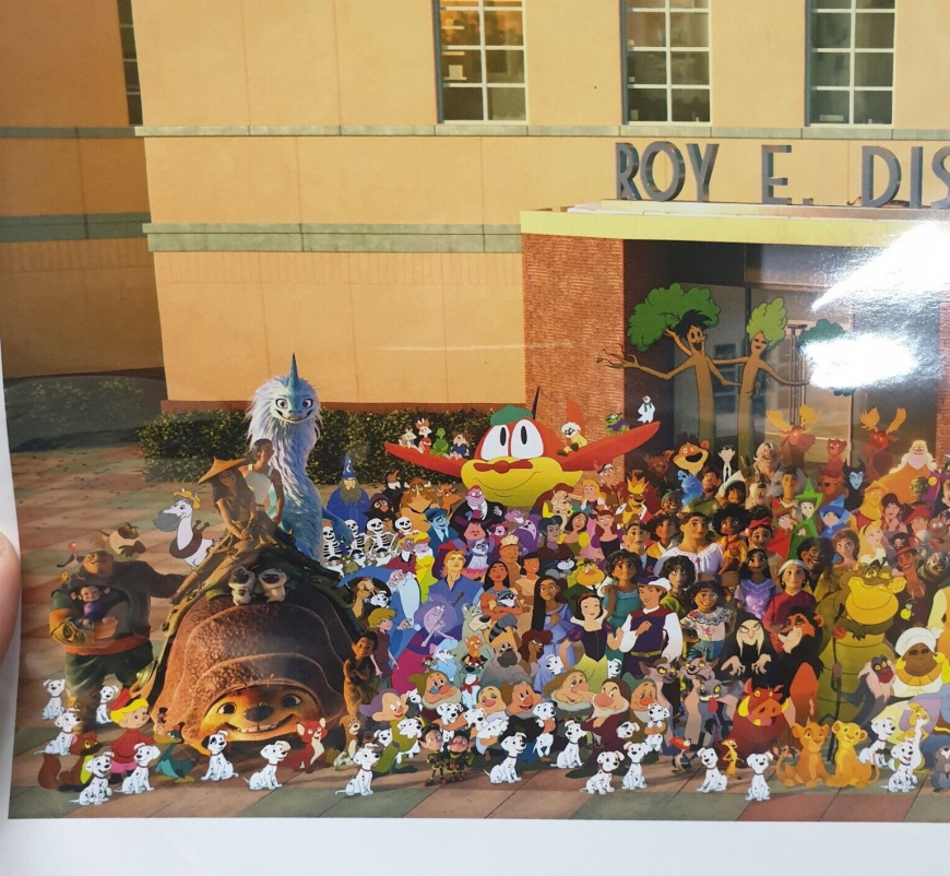 Once upon a studio photo with all characters