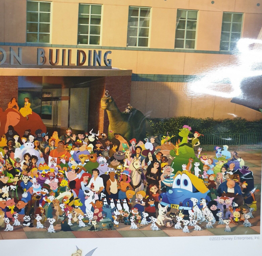 Once upon a studio photo with all characters