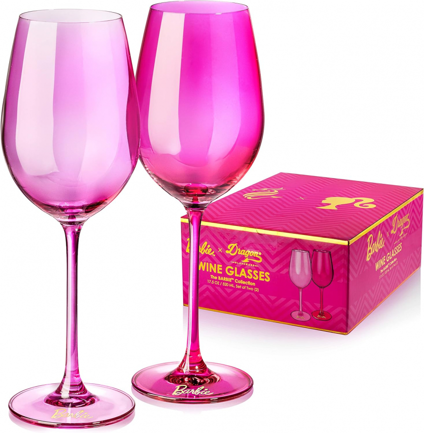 Dragon Glassware x Barbie Wine Glasses