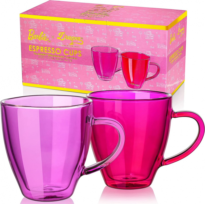 Dragon Glassware x Barbie Espresso Cups