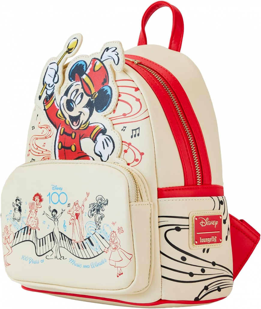 Loungefly Mickey Musician Disney 100 Anniversary Mini-Backpack