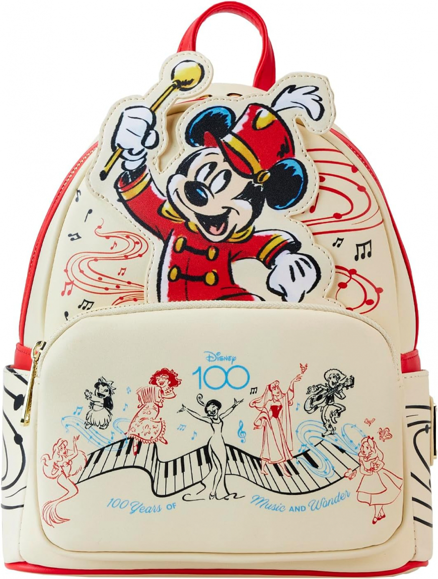 Loungefly Mickey Musician Disney 100 Anniversary Mini-Backpack