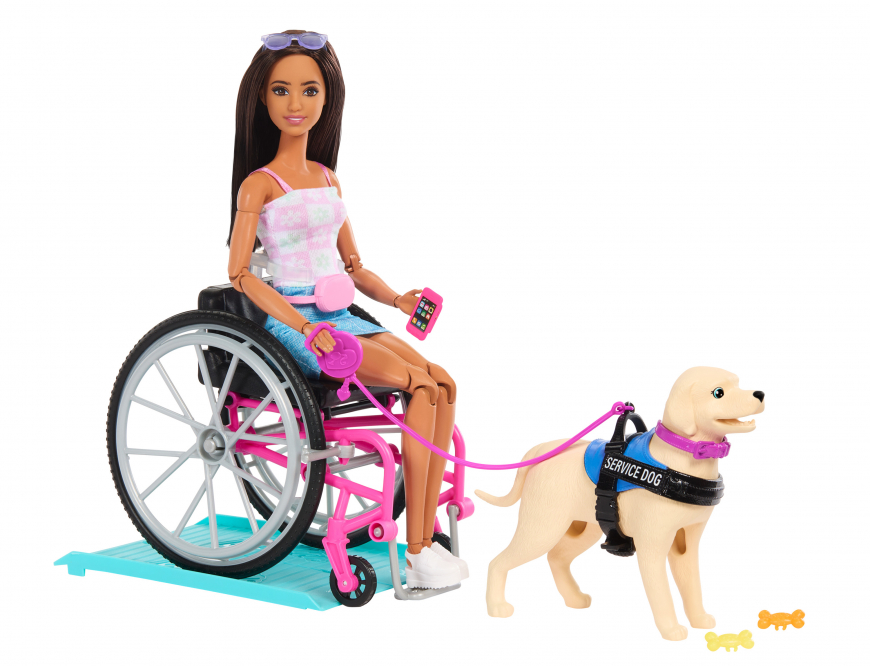 Barbie Fashionistas Doll and Service Dog