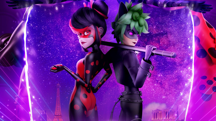 Miraculous World Paris: The Tales of Shadybug and Claw Noire HD wallpaper