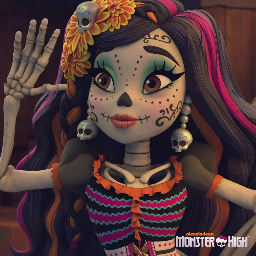 First look at animated version of Skelita Calaveras G3