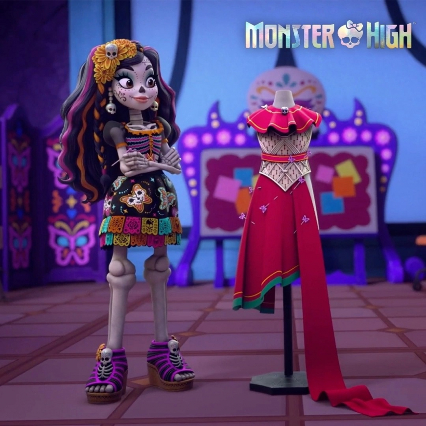 First look at animated version of Skelita Calaveras G3