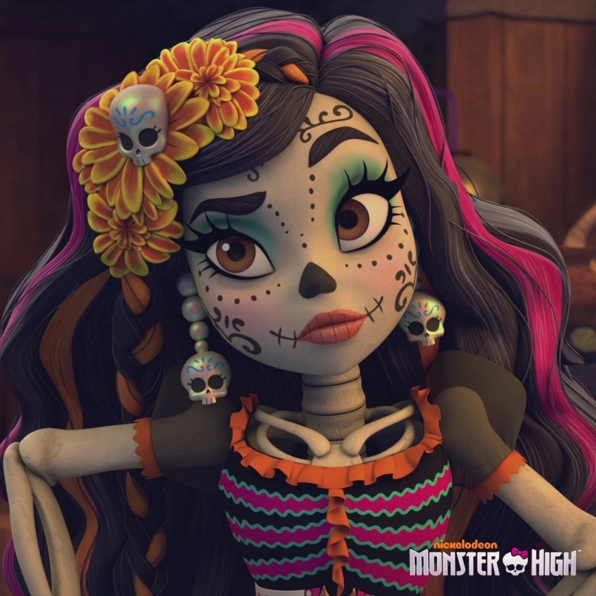 First look at animated version of Skelita Calaveras G3