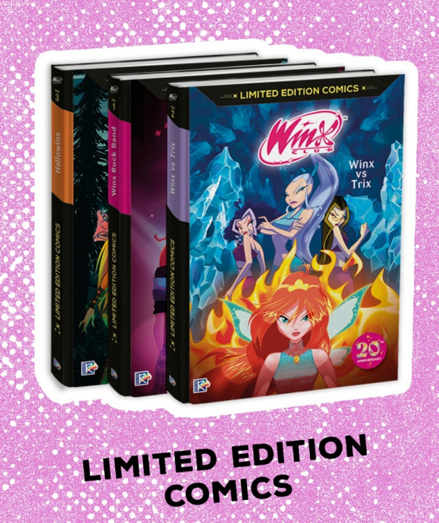 Winx Club Limited Edition comic books 20th anniversary