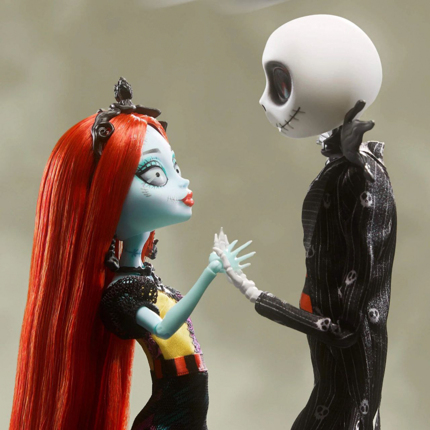 Monster High Skullector The Nightmare Before Christmas Jack and Sally  dolls