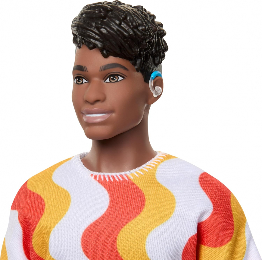 Ken Fashionistas Doll 2024 with hearing aids