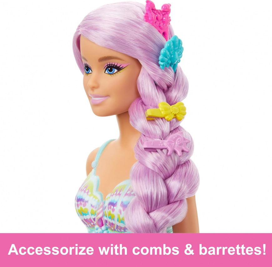 Barbie A Touch of Magic mermaid with long hair doll HRR00