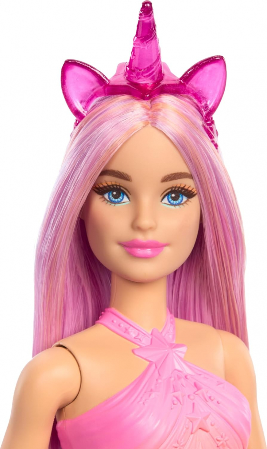 Barbie A Touch of Magic Unicorn Pink Doll HRR13