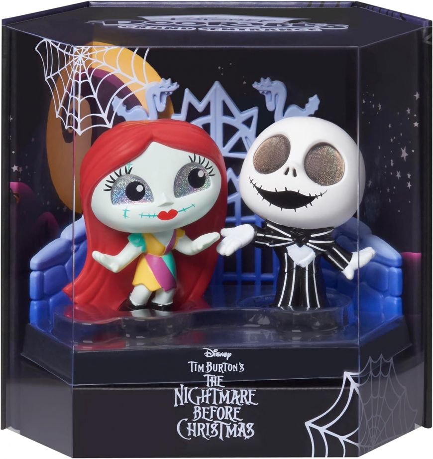 DOORABLES Disney Grand Entrance 3-inch Collectible Figures Jack Skellington and Sally