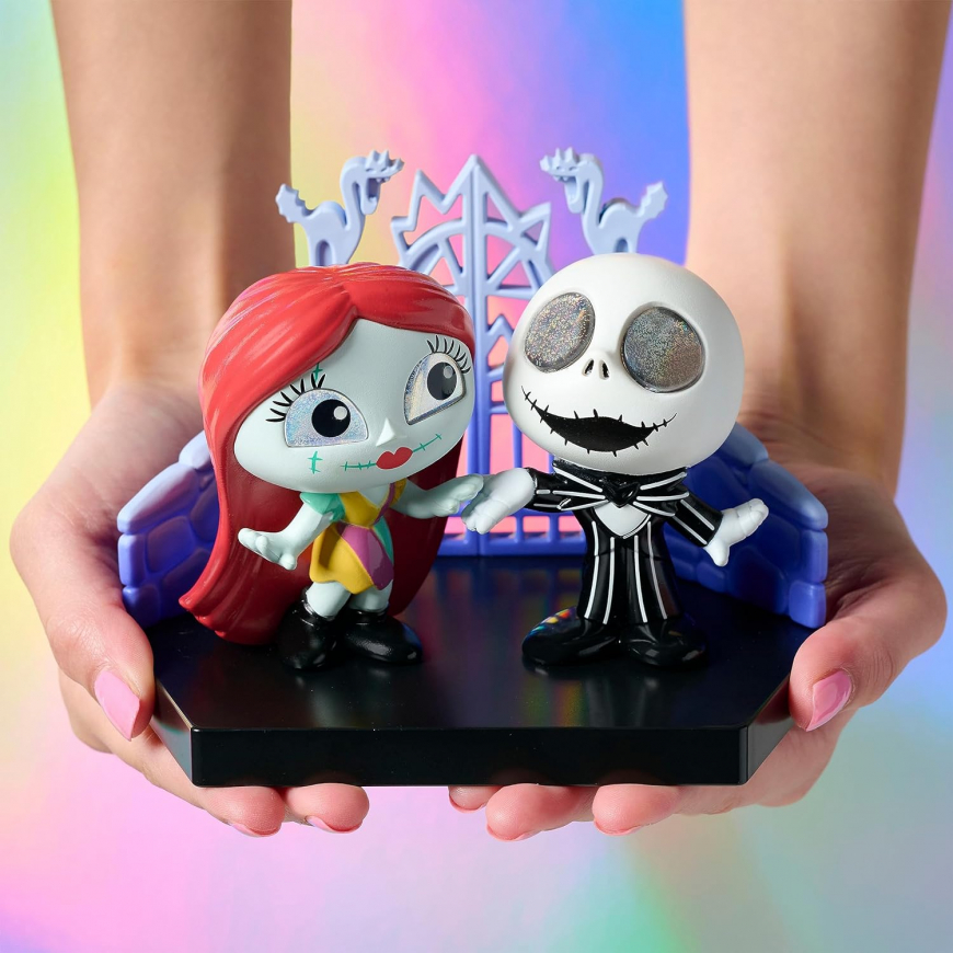 DOORABLES Disney Grand Entrance 3-inch Collectible Figures Jack Skellington and Sally