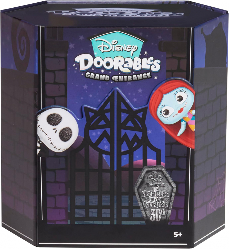 DOORABLES Disney Grand Entrance 3-inch Collectible Figures Jack Skellington and Sally