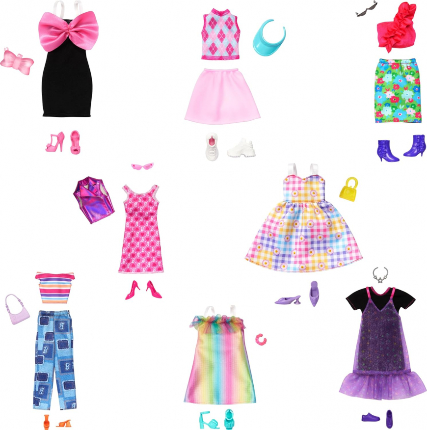 Barbie Fashion Pack with 13 Pieces of Clothing