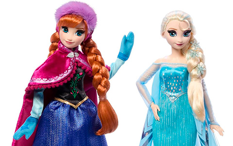 Disney Collector Frozen 10th Anniversary Elsa and Anna dolls 2 pack set from Mattel