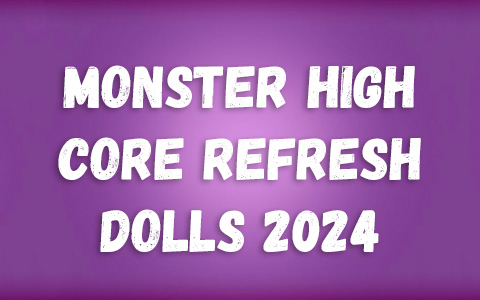 New Monster High Core Refresh Frankie Stein, Lagoona Blue and Cleo de Nile dolls 2024