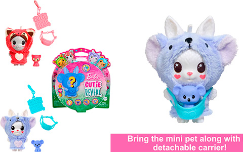 Barbie Cutie Reveal Pet and Accessories