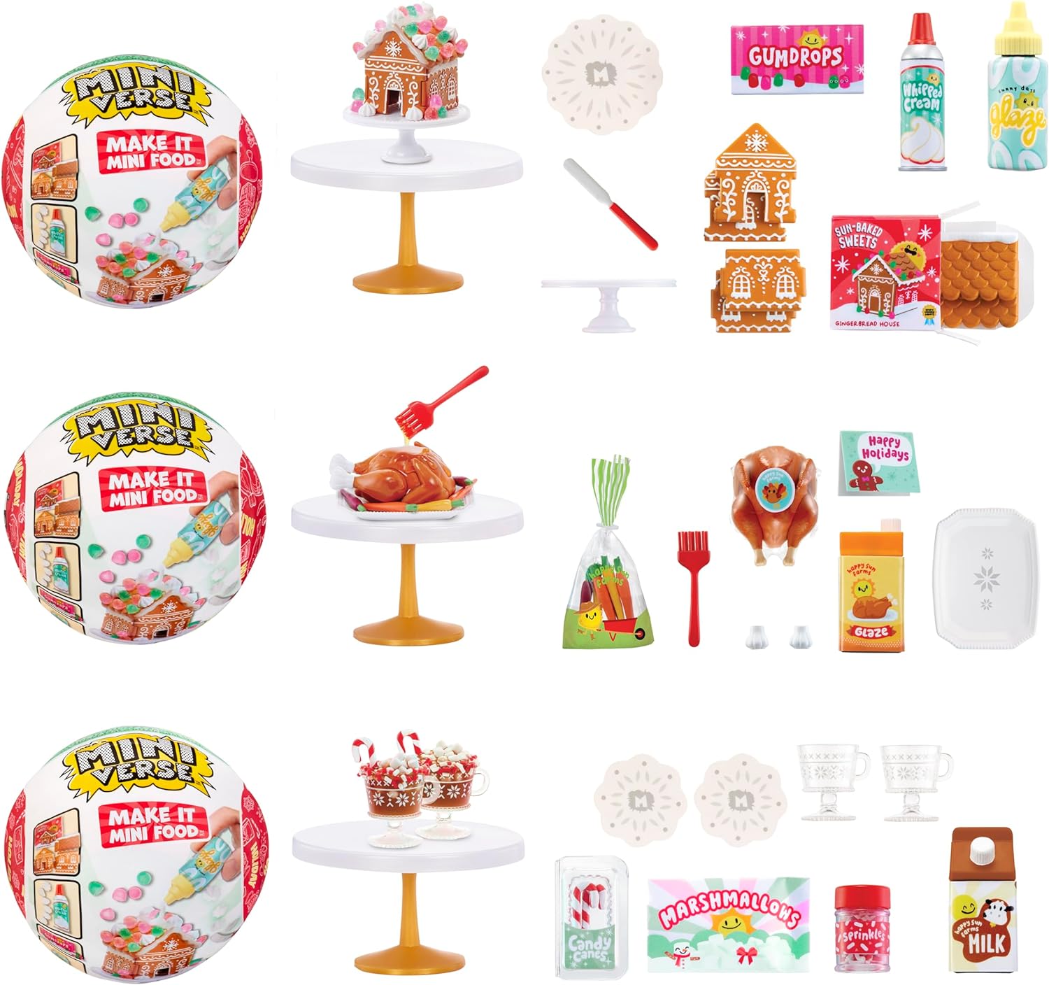 NEW miniverse make it mini food limited edition ELF holiday full