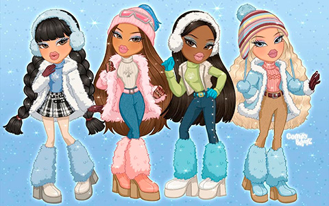 Wintertime Wonderland Bratz in Comfybratz art