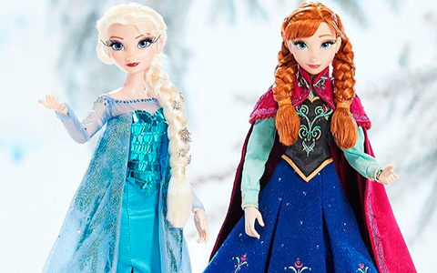 Disney Limited Edition Frozen 10th Anniversary Anna and Elsa Limited Edition doll set