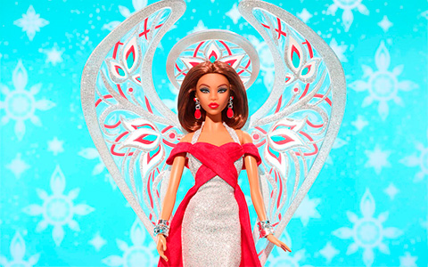 Barbie Signature Bob Mackie Holiday Angel doll 2023