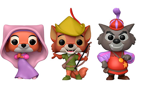 Funko Pop Disney Robin Hood figures