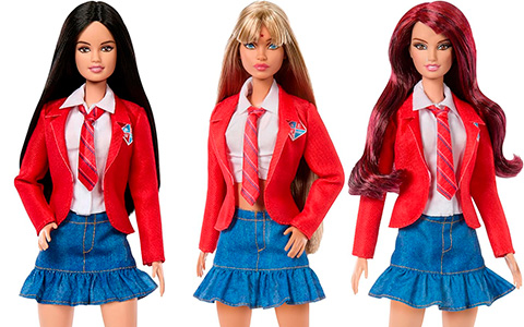 Barbie RBD Rebelde Elite Way School Uniform dolls 2024: Mia, Roberta and Lupita