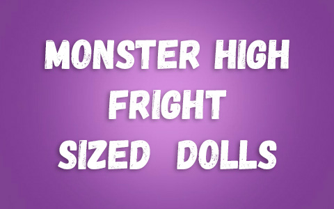 Monster High fright sized ghouls dolls Monster High Potions