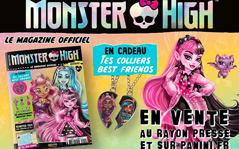 Monster High comics from French magazine